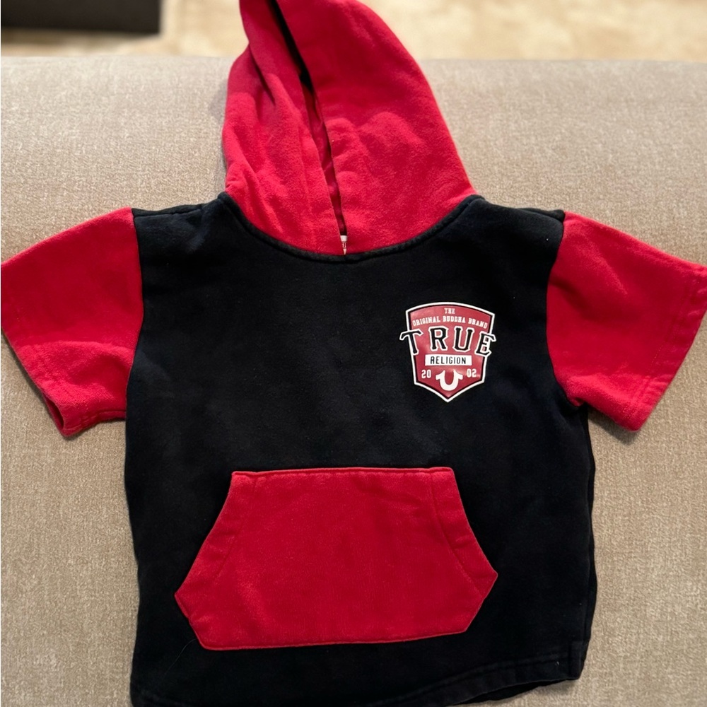 True Religion Kids Hoodie in Red and Black